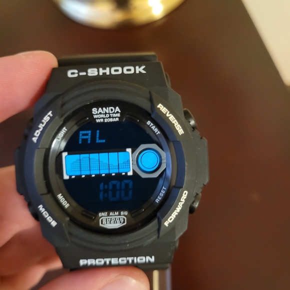 New Black Digital C shook Fashion watch - Picture 3 of 6